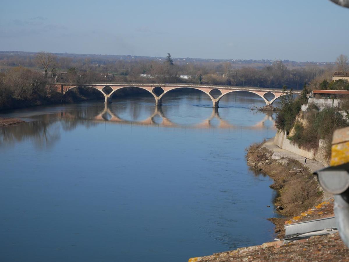 Hotel Restaurant Cote Garonne Le Balcon Des Dames - Tonneins Fauillet Marmande - Vue Panoramique Bord De Garonne Chambres Climatisees Dış mekan fotoğraf