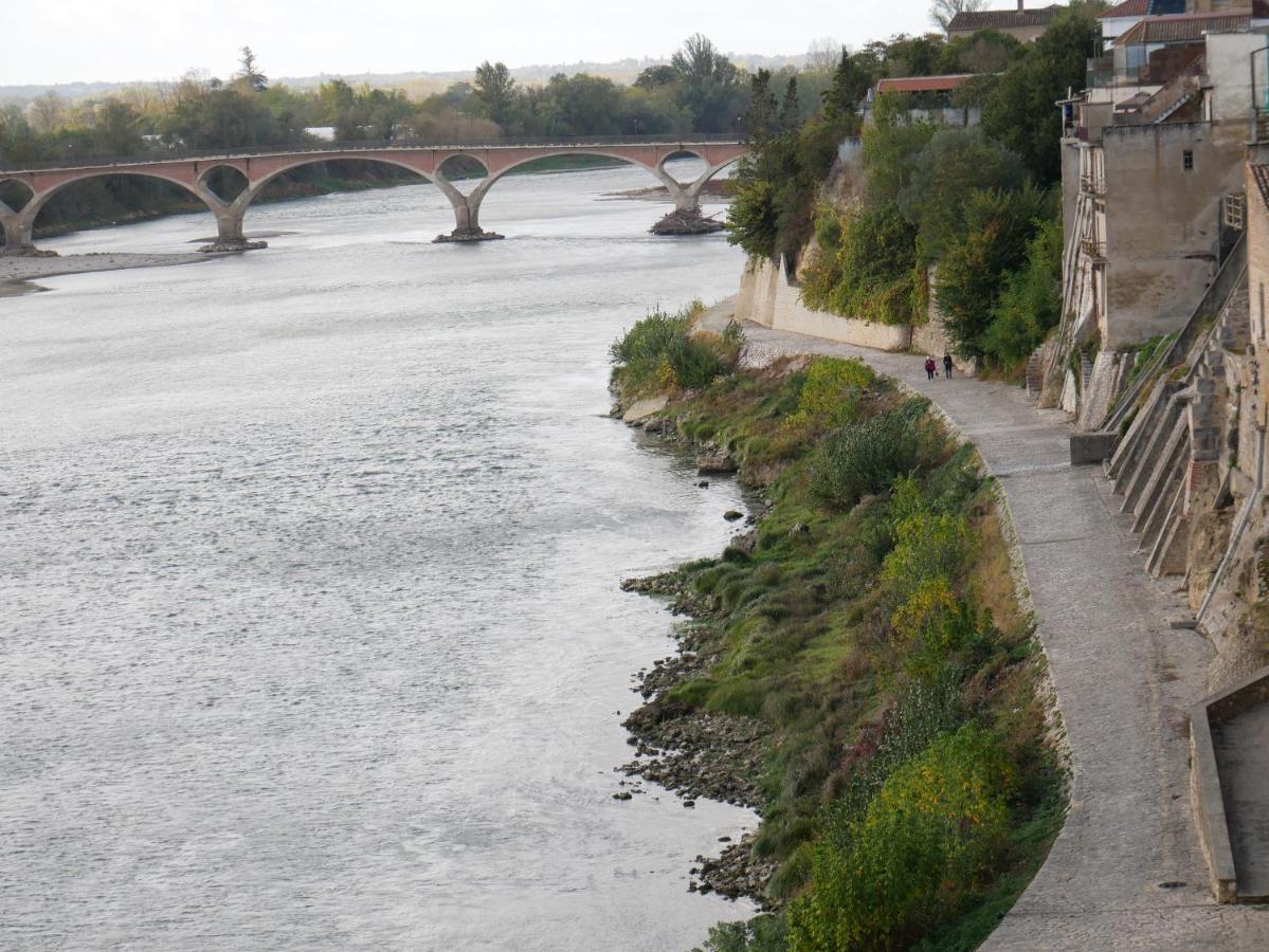Hotel Restaurant Cote Garonne Le Balcon Des Dames - Tonneins Fauillet Marmande - Vue Panoramique Bord De Garonne Chambres Climatisees Dış mekan fotoğraf