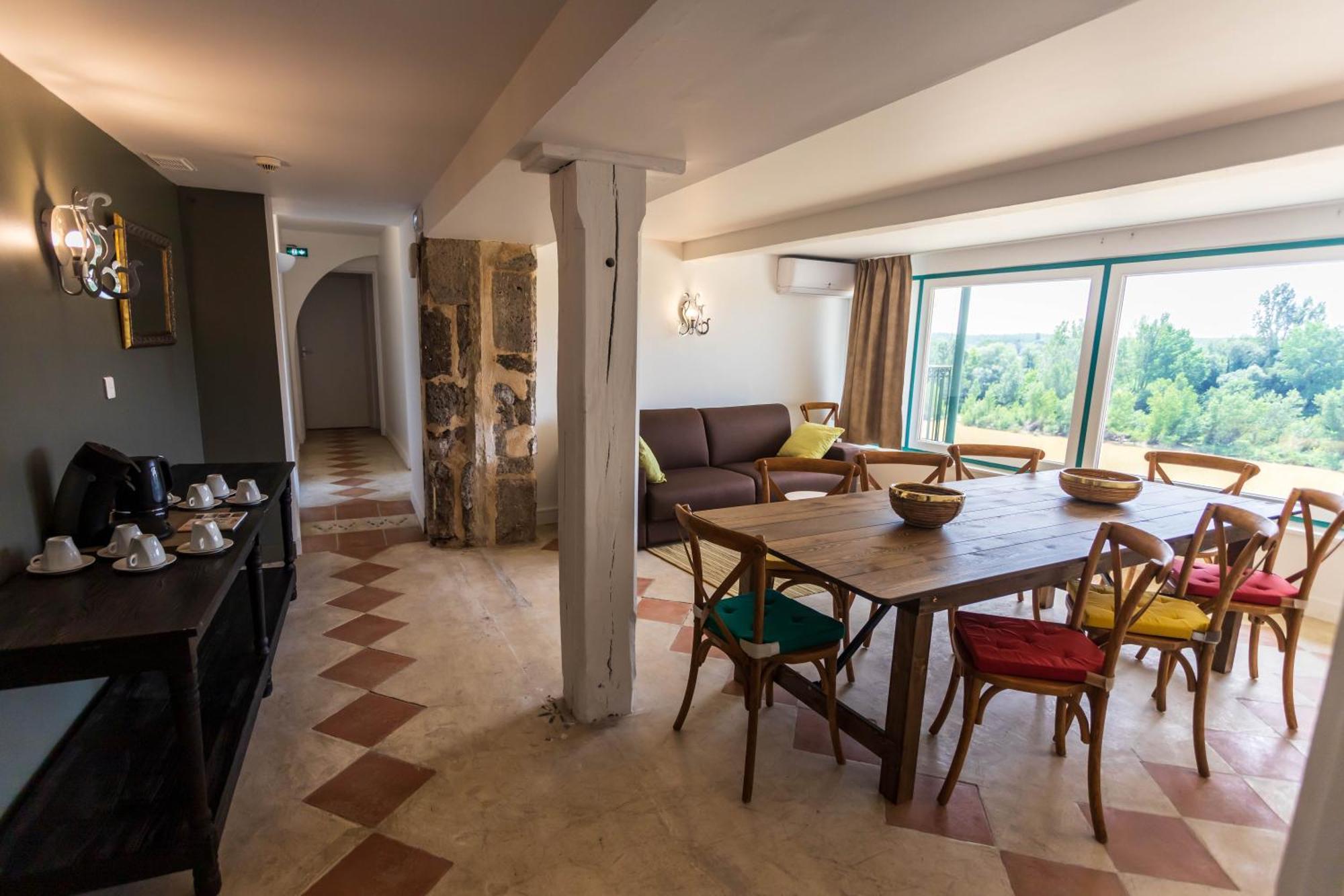 Hotel Restaurant Cote Garonne Le Balcon Des Dames - Tonneins Fauillet Marmande - Vue Panoramique Bord De Garonne Chambres Climatisees Dış mekan fotoğraf
